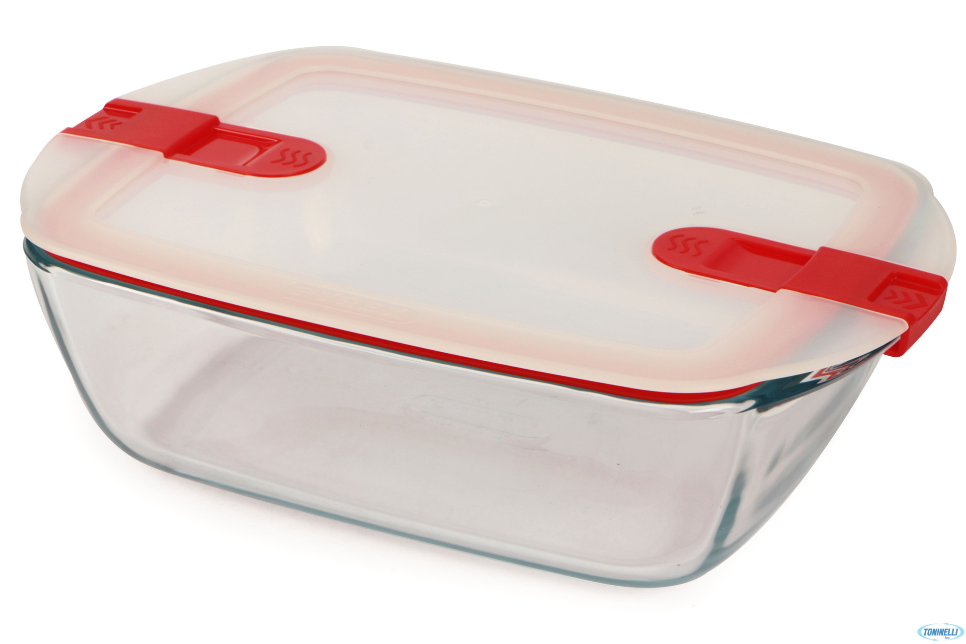 PYREX COOK E HEAT TEGLIA IN VETRO SFIATA VAPORE 28x20x8 cm.